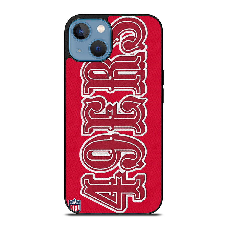 SAN FRANCISCO 49ERS FOOTBALL TEAM LOGO iPhone 13 Case Cover