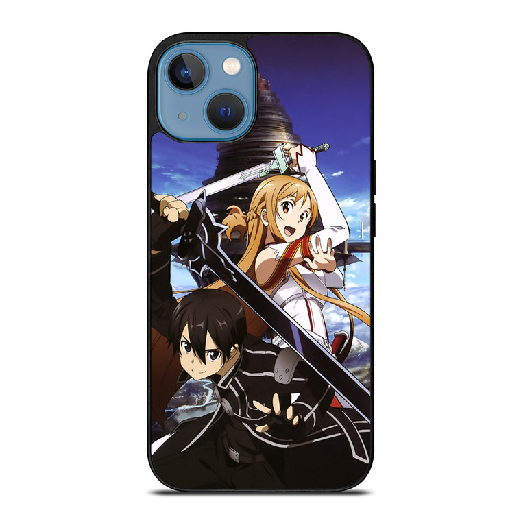 SAO SWORD ART ONLINE KIRITO AND ASUNA iPhone 13 Case Cover