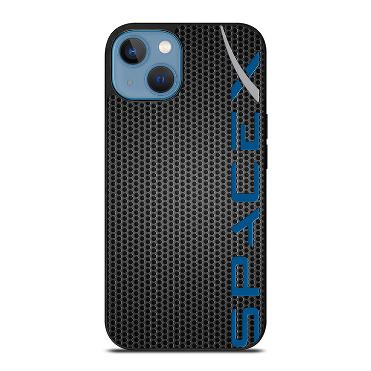 SPACE X LOGO METAL iPhone 13 Case Cover