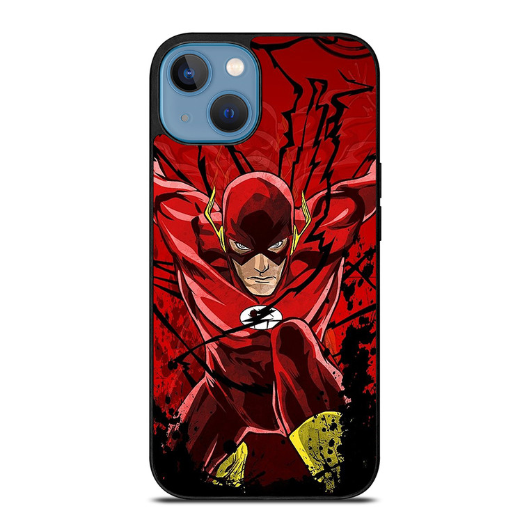 THE FLASH CARTOON DC COMIC iPhone 13 Case Cover