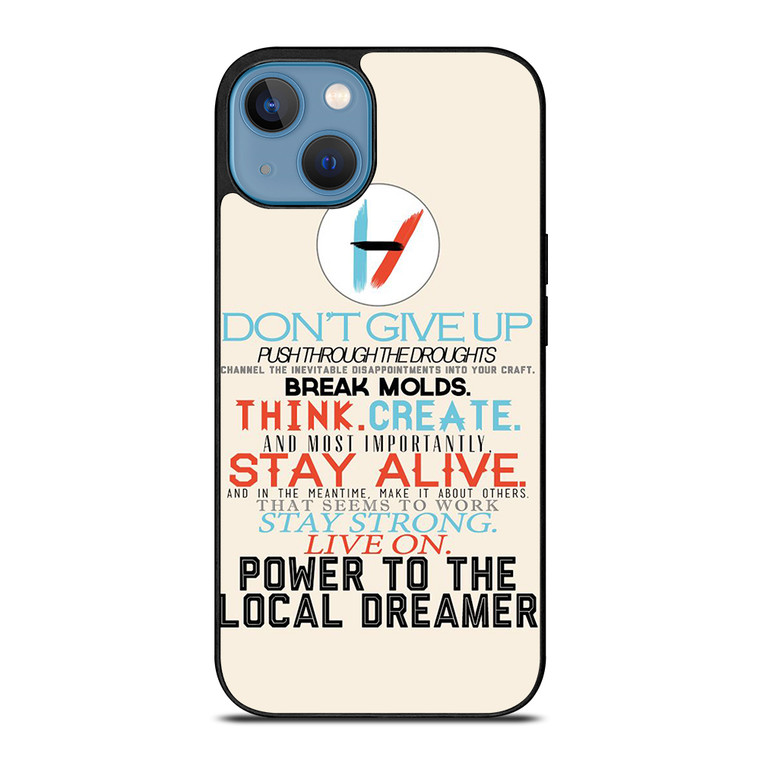TWENTY ONE PILOTS TITLES iPhone 13 Case Cover