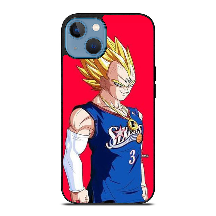 VEGETA DRAGON BALL PHILADELPHIA SIXERS iPhone 13 Case Cover