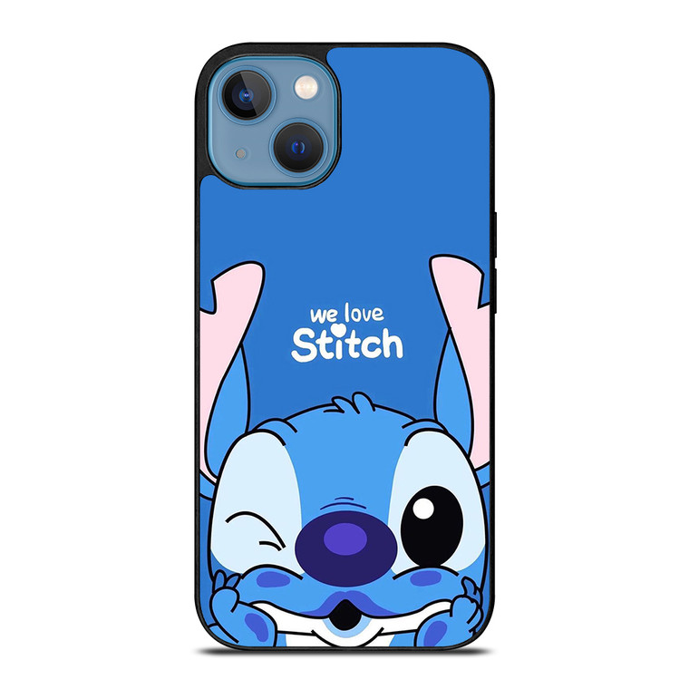 WE LOVE STITCH AND LILO CARTOON iPhone 13 Case Cover