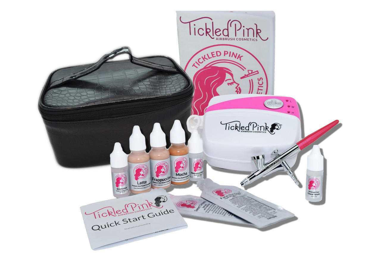 Tickled Pink Airbrush Standard Makeup Kit infused with Aloe