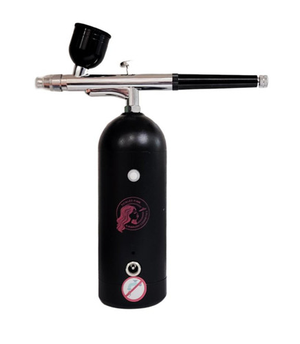  Rechargeable Airbrush 5 easy step Makeup Kit 