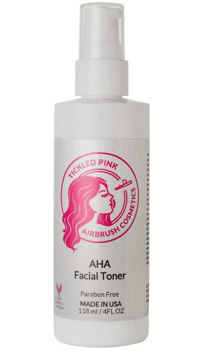 Tickled Pink Airbrush AHA Facial Toner 4oz 