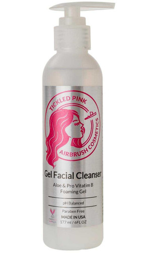 Tickled Pink Airbrush Gel Facial Cleanser 6oz 