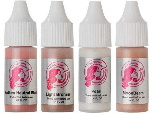 Tickled Pink Airbrush Neutral Eye Shadow and Blush Sample Pack 