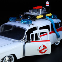 Ghostbusters Ecto-1 Die Cast Metal Vehicle Doors Open Ghostbusters Ecto-1 Die Cast Metal Vehicle Doors Open