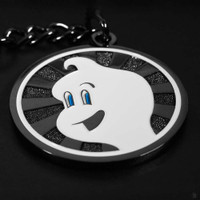 GhostStop Metal Ghost Hunter Keychain GhostStop Metal Ghost Hunter Keychain