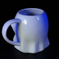 Cute Ghost Coffee Mug Back Cute Ghost Coffee Mug Back