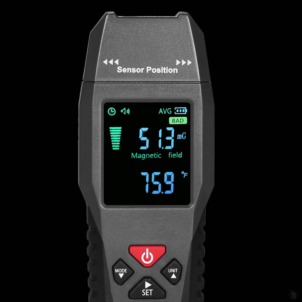 Digital EMF Meter with Temperature