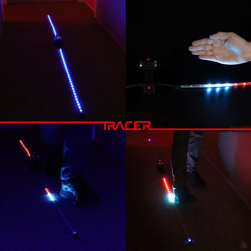 tracer light wire demonstration photo grid