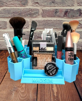 Personalized Makeup Organizer, Brush holder, Makeup Box, Brush Stand, Brush Storage