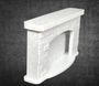 Miniature Fireplace  Doll house  Marble 3D Printed Memorial Lantern Fireplace