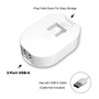Personalized Dual-port wall charger, Compatible with iphone, iPad & Android smartphones