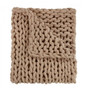 Evolve Botanica Chenille Chunky Knit Throw Blanket - Mushroom