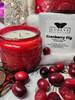 Cranberry Fig  - 4 oz Soy Candle (Embossed Glass Jar) Evolve Botanica