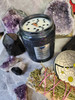 Evolve Botanica Spellbound  - Wood Wick Soy Candle (Black Tourmaline) Embossed Glass