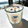 Evolve Botanica Rocks Candle - Lake House Hideaway (Wood Wick Green Aventurine Gemstone Soy Candle)