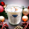 Evolve Botanica Wood Wick Crystal Soy Candle - Cranberry Fig (Carnelian)