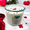 Evolve Botanica Rocks  Candle - Love Potion #9 (Wood Wick Garnet & Rose Quartz Gemstone Soy Candle)