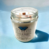 Evolve Botanica Wood Wick Crystal Soy Candle - Beach & Bamboo (Sunstone)