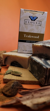 Standard Soap - Teakwood Standard Soaps Evolve Botanica