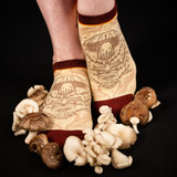 Evolve Botanica Death Cap Mushroom Ankle Socks