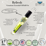 Evoleve Botanica Gemstones Gemstone Essential Oil Roll On - Refresh
