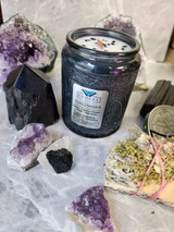 Spellbound  - 9 oz Wood Wick Soy Candle (Black Tourmaline)