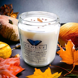 Evolve Botanica Wood Wick Crystal Soy Candle - Spiced Pumpkin (ed Jasper & Citrine)