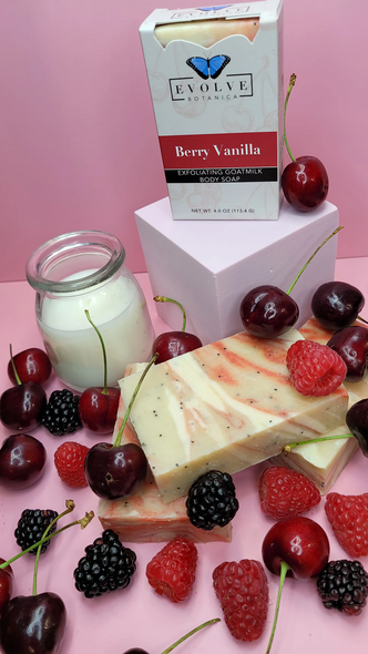 Standard Soap - Berry Vanilla (Goatmilk) Standard Soaps Evolve Botanica