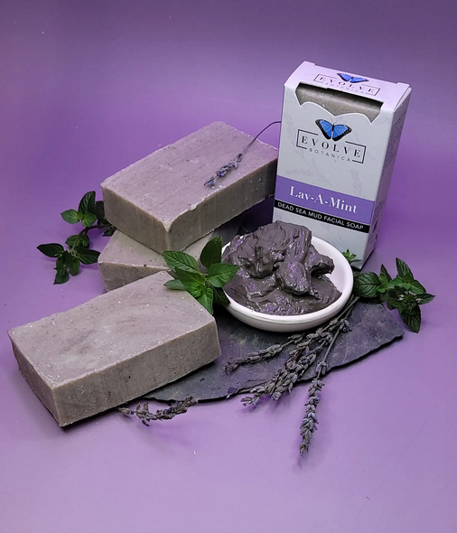 Standard Soap - Lav-A-Mint Dead Sea Mud (Facial Soap) Standard Soaps Evolve Botanica