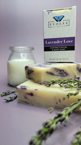 Standard Soap - Lavender Love (Goatmilk) Standard Soaps Evolve Botanica