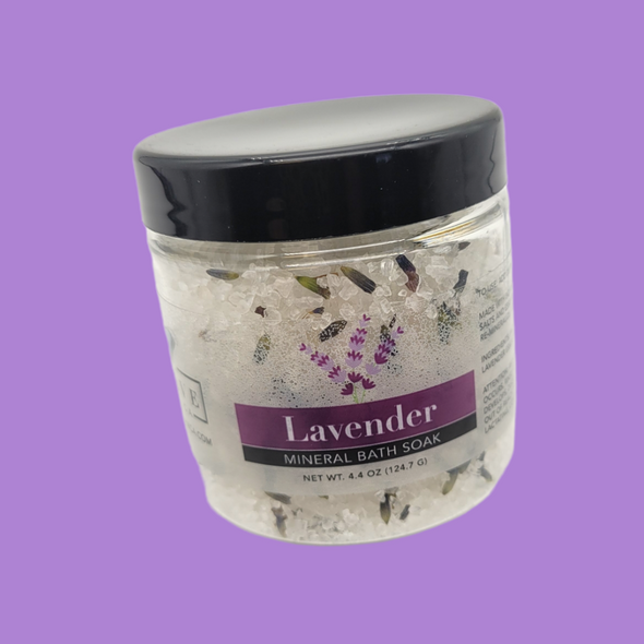 Evolve Botanica Mineral Soak - Lavender Spa (Bath Salt) Mini