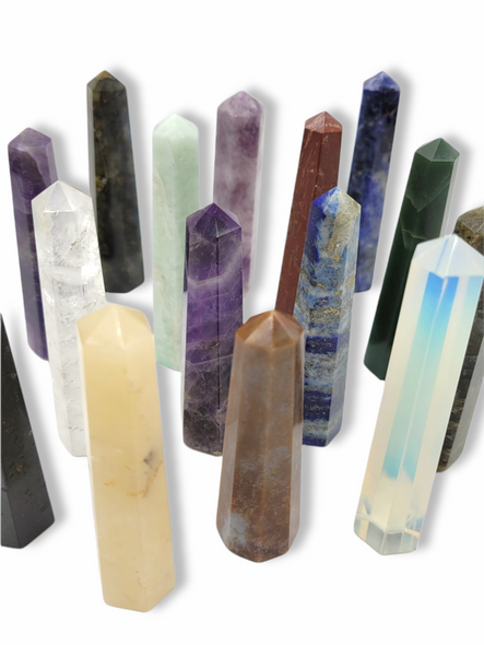 Evolve Botanica Gemstone Obelisks  Points