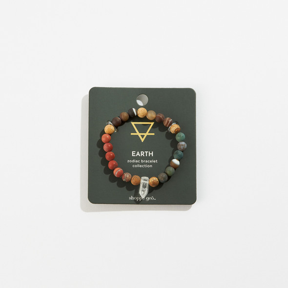 Zodiac - Earth - Crystal Stretch Bracelet Evolve Botanica