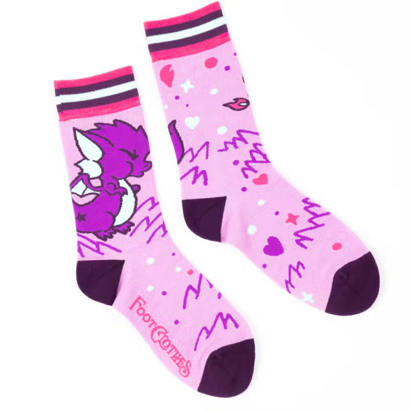 Evolve Botanica Cute Dragon Crew Socks