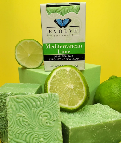 Specialty Soap - Mediterranean Lime Salt Bar Specialty Soaps Evolve Botanica