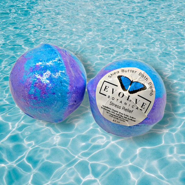 Bath Bomb - Stress Relief Bath Bombs Evolve Botanica