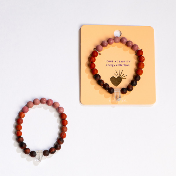 Evolve Botanica Energy Collection: Love + Clarity Bracelet