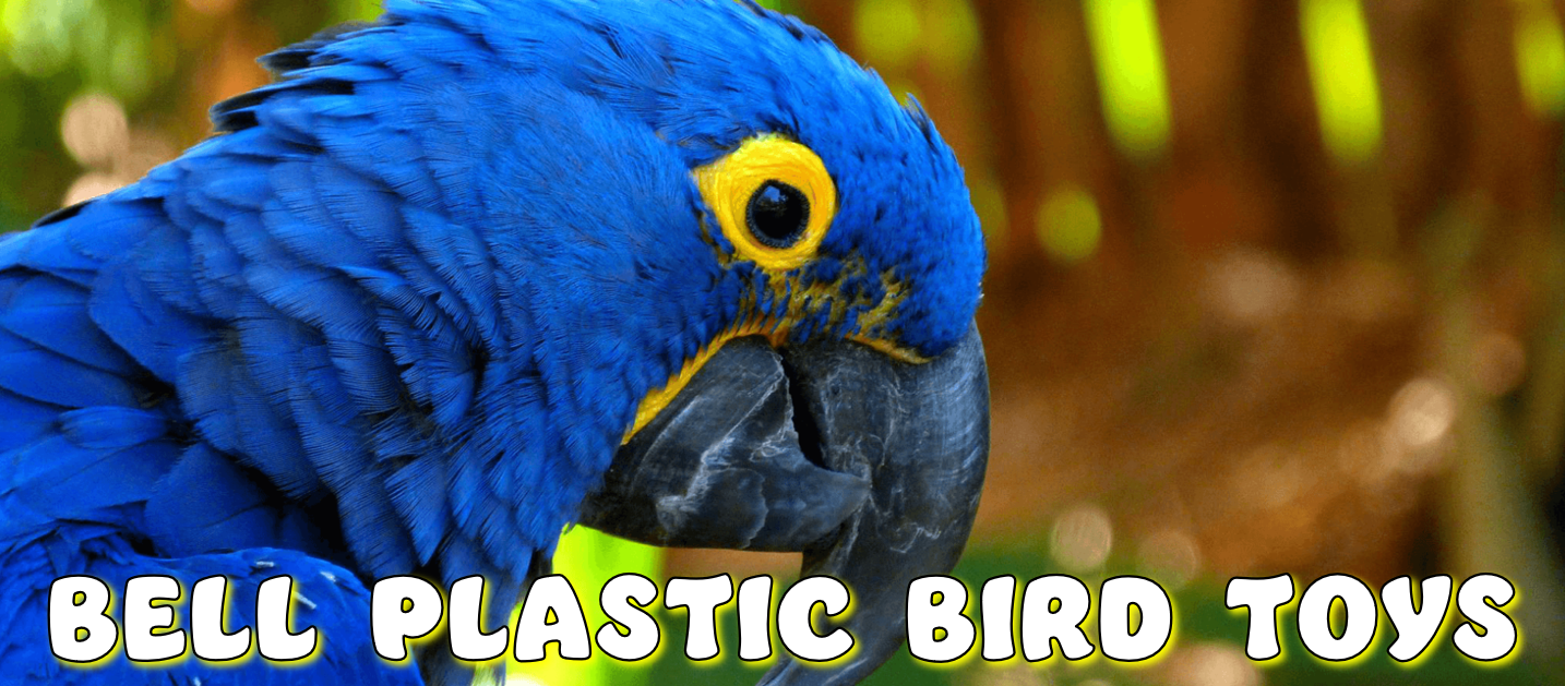 Bell Plastic Bird Toys 