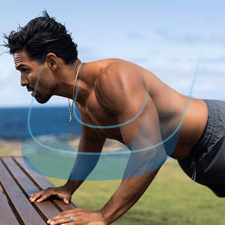 Male & Female Holding Fat Burning Protein Powder