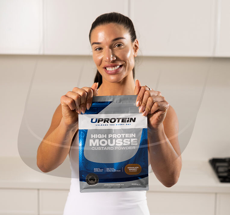 Holding High Protein Custard Dessert