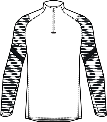 nike mens strike 21 drill half zip top