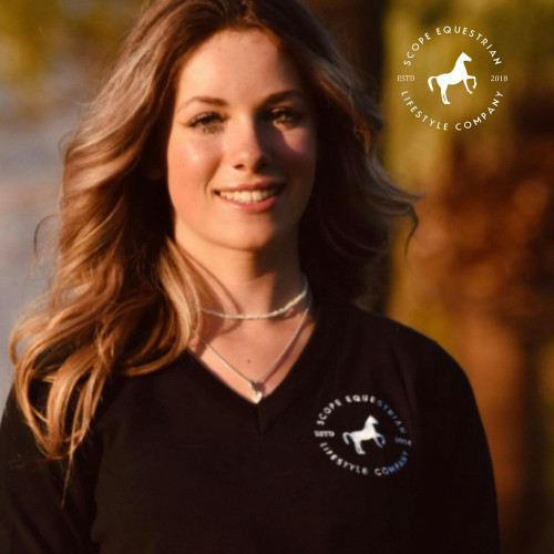 Scope V-Neck Sweater - Black