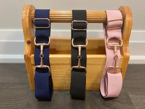 Belts with Rose Gold Bit Clasp