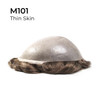 Toupee M101 Thin Skin Hair Piece for Men