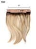 EZ Halo premium human hair clip-in halo hair extensions